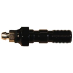 Doppelhohlschraube M10x1 Aluminium schwarz mit Entlüfternippel