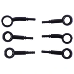 Bremsschlauch Stahlflex Kit Anschluss schwarz 3 - teilig passend für: Ducati Multistrada