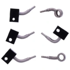 Bremsschlauch Stahlflex Kit Anschluss silber 3 - teilig passend für: Honda CB