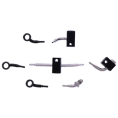 Bremsschlauch Stahlflex Kit Anschluss schwarz 4 - teilig passend für: Honda CB