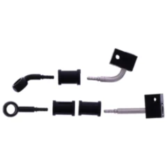 Bremsschlauch Stahlflex Kit Anschluss schwarz 2 - teilig passend für: Honda CB 7576055