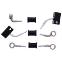 Bremsschlauch Stahlflex Kit Anschluss silber 3 - teilig passend für: Honda CBR