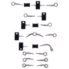 Bremsschlauch Stahlflex Kit Anschluss silber 10 - teilig passend für: Honda CBR