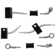 Bremsschlauch Stahlflex Kit Anschluss silber 4 - teilig passend für: Honda CBR 7576071