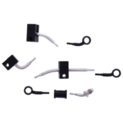 Bremsschlauch Stahlflex Kit Anschluss schwarz 4 - teilig passend für: Honda CBR 7576081