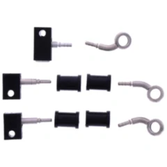 Bremsschlauch Stahlflex Kit Anschluss silber 3 - teilig passend für: Honda FJS