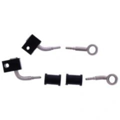 Bremsschlauch Stahlflex Kit Anschluss silber 2 - teilig passend für: Honda CB 7576092