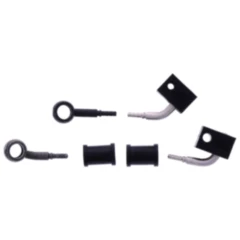 Bremsschlauch Stahlflex Kit Anschluss schwarz 2 - teilig passend für: Honda CB 7576094
