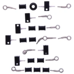 Bremsschlauch Stahlflex Kit Anschluss silber 9 - teilig passend für: Honda VFR