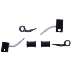 Bremsschlauch Stahlflex Kit Anschluss schwarz 2 - teilig passend für: Kawasaki ZX - 10R