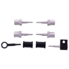 Bremsschlauch Stahlflex Kit Anschluss schwarz 3 - teilig passend für: Kawasaki ZZR