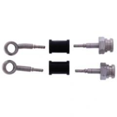 Bremsschlauch Stahlflex Kit Anschluss silber 2 - teilig passend für: Suzuki AN