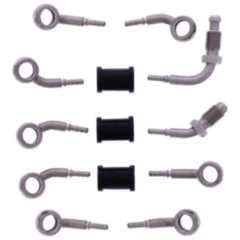 Bremsschlauch Stahlflex Kit für Motorräder 5-teilig