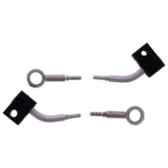 Bremsschlauch Stahlflex Kit silber 2-teilig 7576174