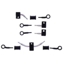 Bremsschlauch Kit Stahlflex schwarz 5-teilig für Motorräder