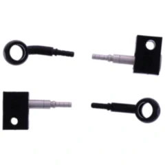 Stahlflex Bremsschlauch Kit Anschluss schwarz 2-teilig 7576200