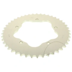 Alu - Kettenrad 45Z Teilung 525 silber für Kettenradträger 7585011 passend für: Ducati Hypermotard, Monster, 916