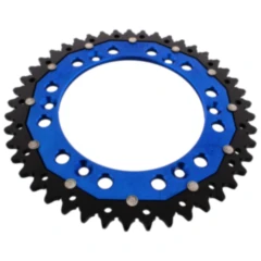 Kettenrad Dual 45Z Teilung 520 blau ZF Innendurchmesser 136 Lochkreis 156 passend für: Husqvarna TE, WR, SM, CR