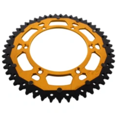 Kettenrad Dual 51Z Teilung 520 gold ZF Innendurchmesser 136 Lochkreis 156 passend für: Husqvarna TE, WR, SM, CR