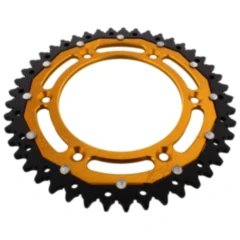 Kettenrad Dual 45Z Teilung 520 gold ZF Innendurchmesser 125 Lochkreis 153 passend für: Honda CRF, CR, XR