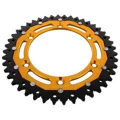 ZF Dual Kettenrad 44Z Teilung 520 gold für Motorräder
