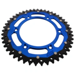 Kettenrad Dual 47Z Teilung 520 blau ZF Innendurchmesser 125 Lochkreis 150 passend für: Husqvarna FE, FC, TE