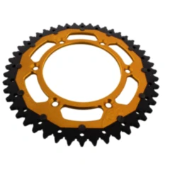 Kettenrad Dual 48Z Teilung 520 gold ZF Innendurchmesser 125 Lochkreis 150 passend für: Husqvarna FE, FC, TE