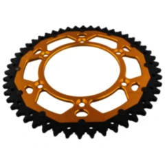 Kettenrad Dual 50Z Teilung 520 gold ZF Innendurchmesser 125 Lochkreis 150 passend für: Husqvarna FE, FC, TE