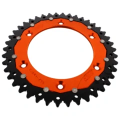 Kettenrad Dual 42Z Teilung 520 orange ZF Alternative: 7582531 passend für: Husqvarna FE, FC, TE