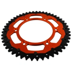 Kettenrad Dual 49Z Teilung 520 orange ZF Alternative: 7582537 passend für: Husqvarna FE, FC, TE