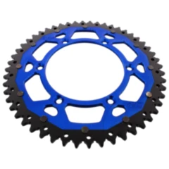 Kettenrad Dual 52Z Teilung 520 blau ZF Innendurchmesser 130 Lochkreis 150 passend für: Fantic XEF, XX, XXF