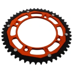 Kettenrad Dual 48Z Teilung 428 orange ZF Innendurchmesser 110 Lochkreis 132 passend für: KTM SX