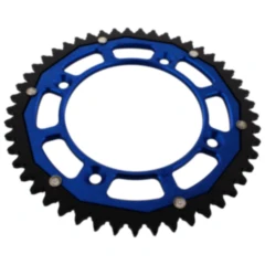 Kettenrad Dual 49Z Teilung 428 blau ZF Innendurchmesser 110 Lochkreis 132 passend für: KTM SX