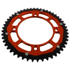 Kettenrad Dual 50Z Teilung 428 orange ZF Innendurchmesser 110 Lochkreis 132 passend für: KTM SX
