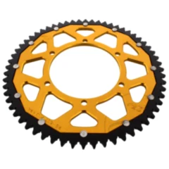 Kettenrad Dual 60Z Teilung 428 gold ZF Innendurchmesser 108 Lochkreis 123 passend für: Aprilia RS, RS4, Tuono