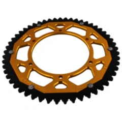 Kettenrad Dual 53Z Teilung 420 gold ZF Innendurchmesser 108 Lochkreis 123 passend für: Derbi GPR, Senda