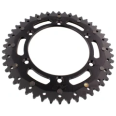 Kettenrad Dual 48Z Teilung 520 schwarz ZF Innendurchmesser 136 Lochkreis 156 passend für: Husqvarna TE, WR, SM, CR