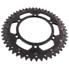 Kettenrad Dual 49Z Teilung 520 schwarz ZF Innendurchmesser 125 Lochkreis 153 passend für: Honda CRF, CR, XR