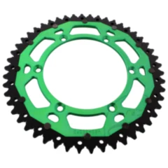 Kettenrad Dual 50Z Teilung 520 grün ZF Innendurchmesser 134 Lochkreis 150 passend für: Kawasaki KX, KLX, KDX