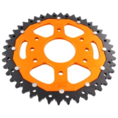 Kettenrad Dual 44Z Teilung 520 orange ZF Innendurchmesser 063 Lochkreis 110 passend für: Husqvarna Svartpilen, Vitpilen, SM