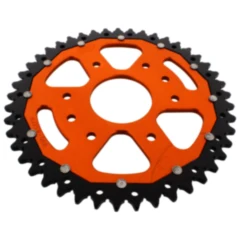 Kettenrad Dual 45Z Teilung 520 orange ZF Alternative: 7582528 passend für: Husqvarna Svartpilen, Vitpilen, SM