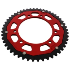Kettenrad Dual 50Z Teilung 420 rot ZF Innendurchmesser 105 Lochkreis 125 passend für: Derbi Senda
