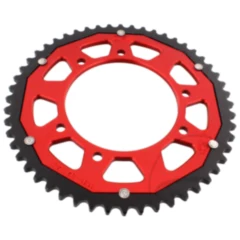 Kettenrad Dual 52Z Teilung 420 rot ZF Innendurchmesser 105 Lochkreis 125 passend für: Derbi Senda