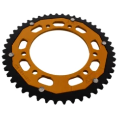Kettenrad Dual 48Z Teilung 420 gold ZF Innendurchmesser 105 Lochkreis 125 passend für: Derbi Senda