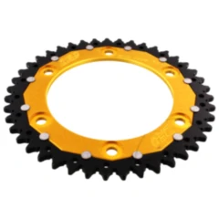 Kettenrad Dual 43Z Teilung 520 gold ZF Alternative: 7582731 passend für: Honda CBR, VTR