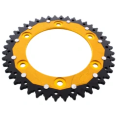 Kettenrad Dual 44Z Teilung 520 gold ZF Innendurchmesser 134 Lochkreis 160 passend für: Honda CBR, VTR