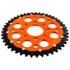 Kettenrad Dual 45Z Teilung 520 orange ZF Innendurchmesser 058 Lochkreis 090 passend für: KTM Duke