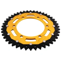 Kettenrad Dual 44Z Teilung 520 gold ZF Innendurchmesser 110 Lochkreis 130 passend für: Kawasaki Ninja, GPZ, Z