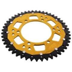 Kettenrad Dual 48Z Teilung 520 gold ZF Innendurchmesser 110 Lochkreis 130 passend für: Kawasaki Ninja, GPZ, Z