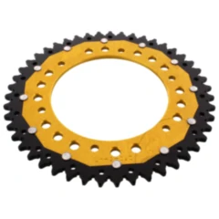 Kettenrad Dual 47Z Teilung 520 gold ZF Innendurchmesser 136 Lochkreis 160 passend für: BMW F 650, G